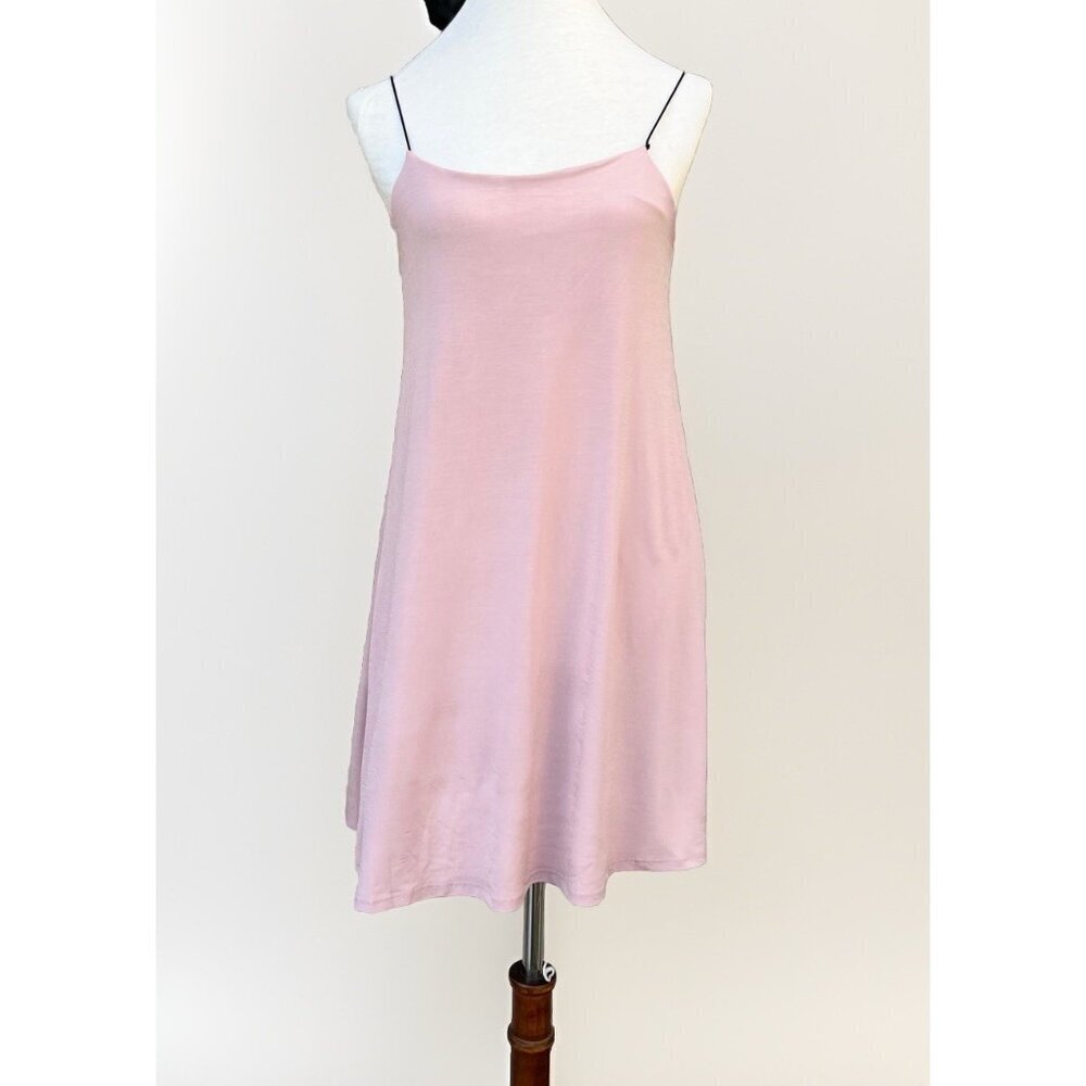 Lush Cameo Rose Pink Strappy Mini Dress Women’s Size S Stretch Party NWOT